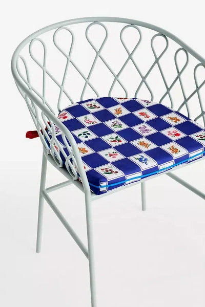 Anthropologie Lille Seat Cushion In Blue