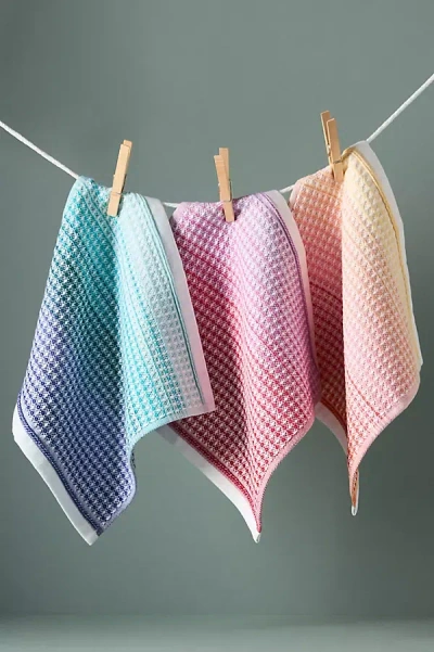 Anthropologie Lillian Cotton Dishcloths, Set Of 6 In Animal Print