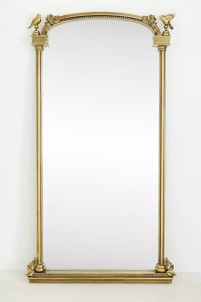 Anthropologie Lilou Floor Mirror In Gold