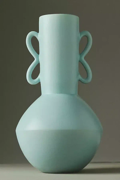 Anthropologie Linn Vase In Green