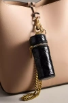 Anthropologie Lipstick Case Bag Charm In Black