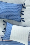 Anthropologie Livia Cotton Stripe Printed Shams, Set Of 2