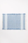 Anthropologie Livia Woven Bath Mat In Blue