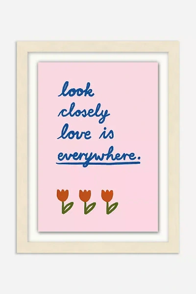 Anthropologie Look Closely Wall Art In Pink