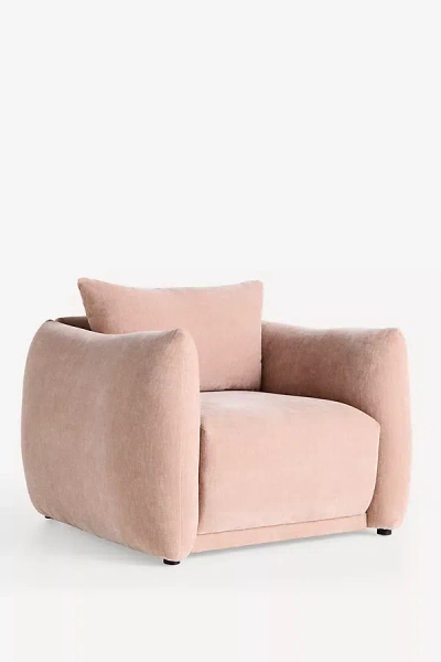 Anthropologie Lottie Pillow Chair In Pink