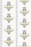 Anthropologie Lotus Garden Floral Peel-and-stick Wallpaper In Blue