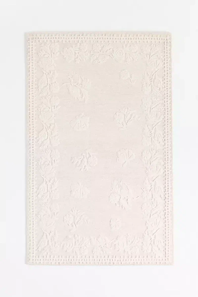 Anthropologie Louie Tufted Wool Rug In Neutral