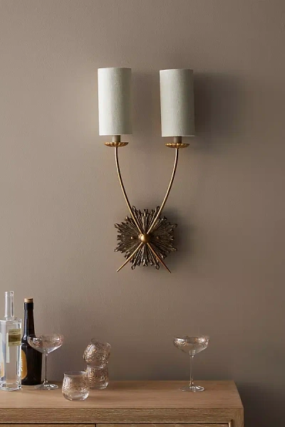 Anthropologie Southern Living Louis Sconce In Gold