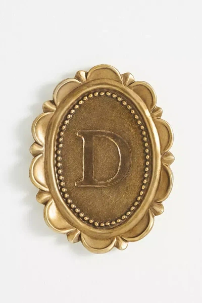 Anthropologie Louisa Wall Monogram In Brown