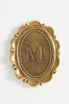Anthropologie Louisa Wall Monogram In Gold