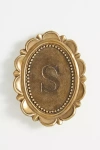 Anthropologie Louisa Wall Monogram In Gold