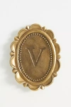 Anthropologie Louisa Wall Monogram In Gold