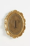 Anthropologie Louisa Wall Monogram In Gold