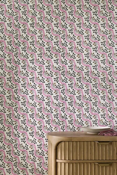 Anthropologie Louise Floral Wallpaper In Multi