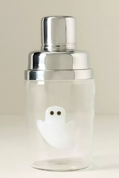 Anthropologie Love Notes Ghost Icon Mini Cocktail Shaker In White