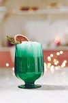 Anthropologie Lucia Acrylic Goblet Wine Glasses, Set Of 4 In Green
