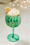 Anthropologie Lucia Acrylic Wine Glasses, Set Of 4 In Green