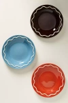 Anthropologie Lucie Portuguese Stoneware Dinner Plates, Set Of 4 In Multi