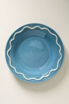 Anthropologie Lucie Portuguese Stoneware Dinner Plates, Set Of 4 In Blue