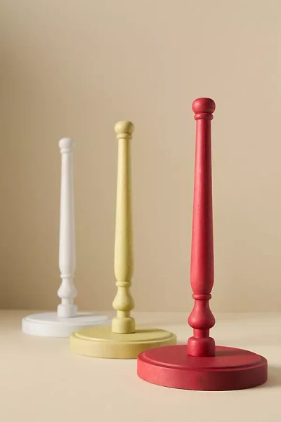 Anthropologie Lucy Paper Towel Holder In Red