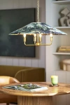 Anthropologie Lulu Judarn Empire Shaded Chandelier In Multi