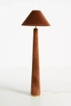 Anthropologie Lulu Velvet Floor Lamp