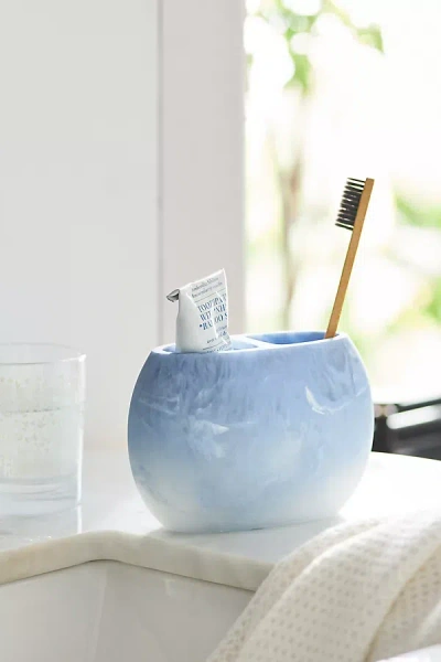 Anthropologie Luna Toothbrush Holder In Blue