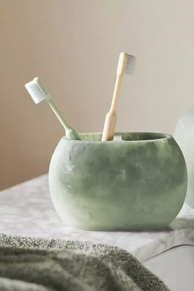 Anthropologie Luna Toothbrush Holder In Green
