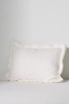 Anthropologie Luxe Linen Blend Cushion In Neutral