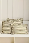 Anthropologie Luxe Linen Blend Pillow In Neutral