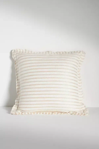 Anthropologie Luxe Linen Blend Pillow
