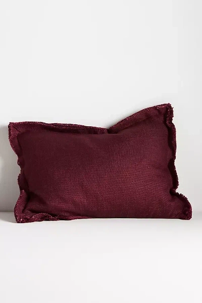 Anthropologie Luxe Linen Blend Pillow