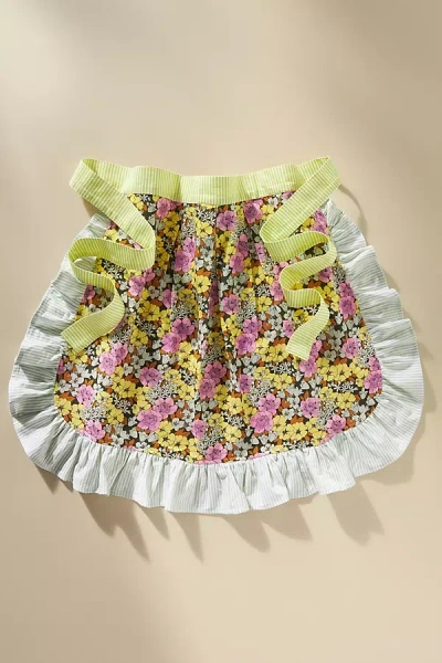 Anthropologie Lyla Half Apron In Multi