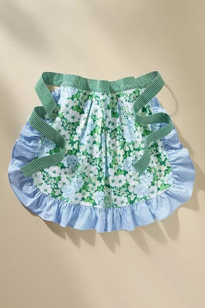 Anthropologie Lyla Half Apron In Green