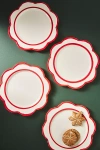 Anthropologie Lyla Stoneware Side Plates, Set Of 4