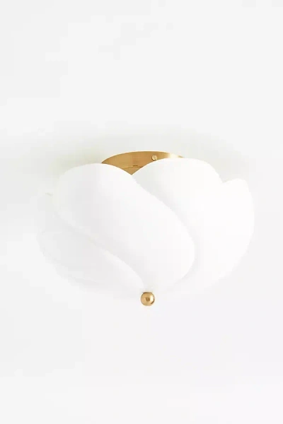 Anthropologie Lynn Glass Flush Mount