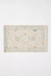 Anthropologie Madeira Cotton Printed Bath Mat In Multi