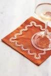 Anthropologie Madeline Cocktail Napkins, Set Of 4 In Blue