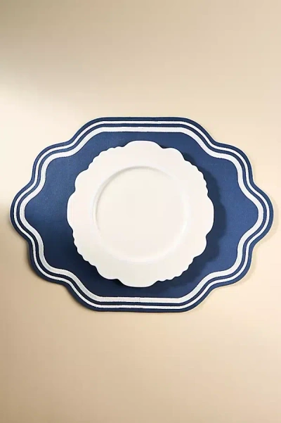 Anthropologie Madeline Embroidered Cotton Placemat