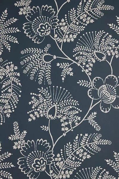 Anthropologie Maeve Wallpaper In Blue