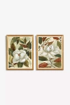 Anthropologie Magnolia Diptych Gallery Wall Art In Multi