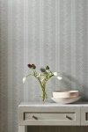 Anthropologie Magnolia Home Everleigh Peel-and-stick Wallpaper In Gray