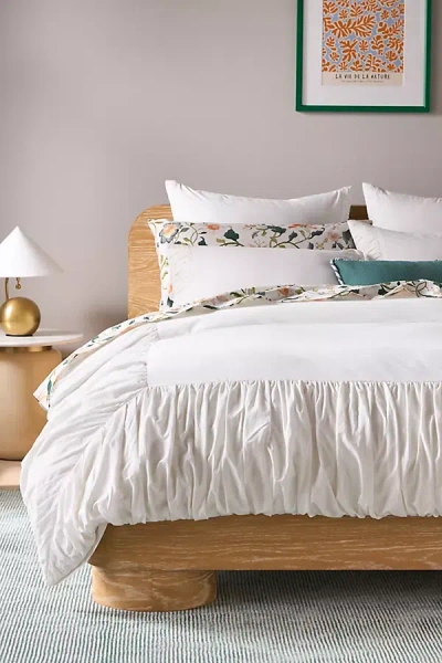 Anthropologie Maize Organic Cotton Duvet In Neutral
