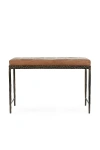 Anthropologie Malo Leather Bench In Brown