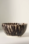 Anthropologie Malta Portuguese Fine Stoneware Large Serve Bowl In Brown