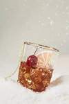 Anthropologie Manhattan Cocktail Glass Ornament