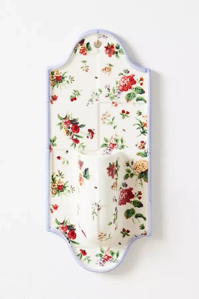 Anthropologie Mari Stoneware Wall Vase In Multi