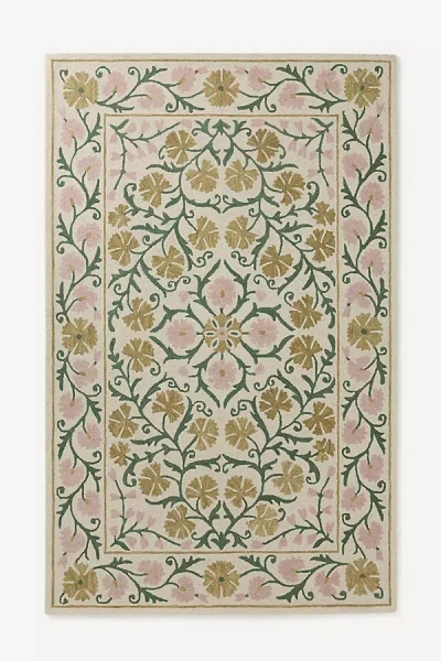 Anthropologie Maria Tufted Wool Persian-inspired Rug