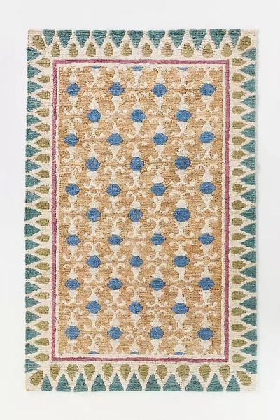 Anthropologie Marilla Hand-woven Jute Rug In Multi