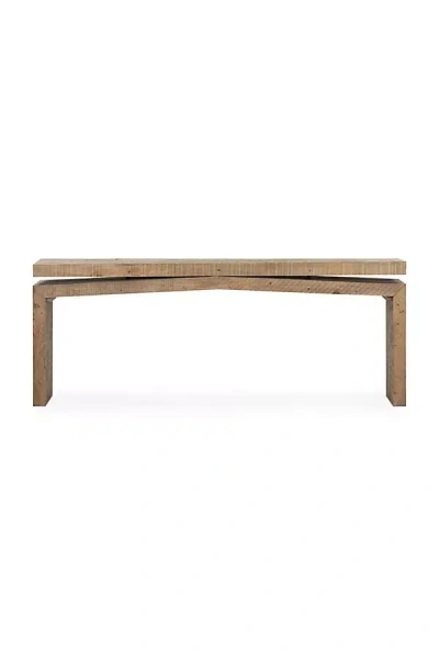 Anthropologie Matthes 79" Reclaimed Pine Wood Console Table In Brown